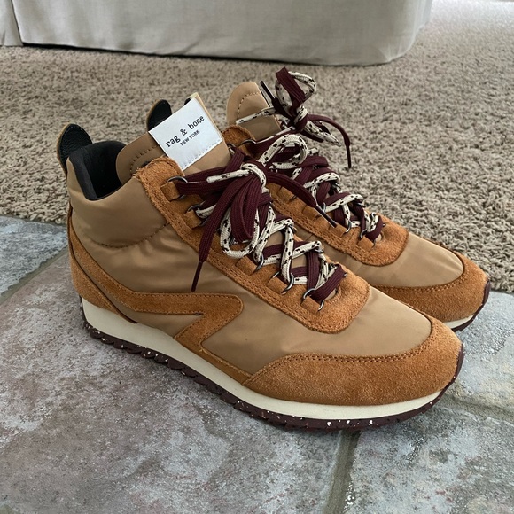 RAG & BONE : Suede & Recycled Shell Sneakers : 41 - Picture 1 of 8